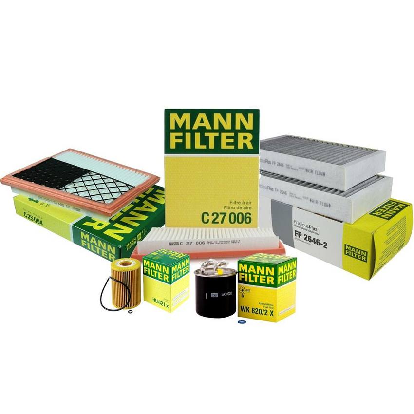 Mercedes Air / Cabin Air / Fuel / Engine Oil Filter Kit 164830021864 - MANN-FILTER 3739339KIT